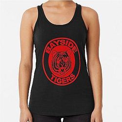 Saved By The Bell Bayside Tigers Racerback Tank Top