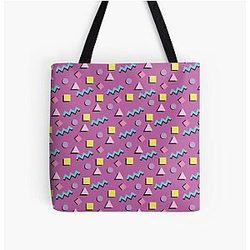80s Saved By The Bell Retro Zack Morris All Over Print Tote Bag
