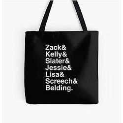 Saved By The Bell 90's Retro Funny Tote Bag