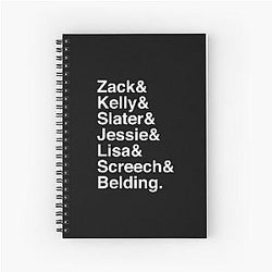 Saved by the Bell Retro Funny Spiral Notebook