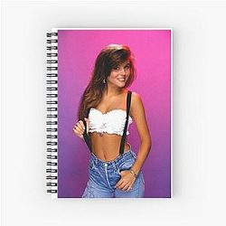 Sexy Girl Saved by Bell's Kelly Spiral Notebook
