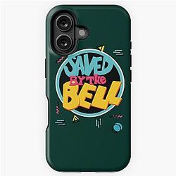Saved by the Bell TV Sitcom 90s Party Pattern Memphis Vapourwave iPhone Tough Case