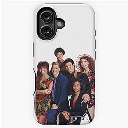 The Saved by the Bell crew iPhone case