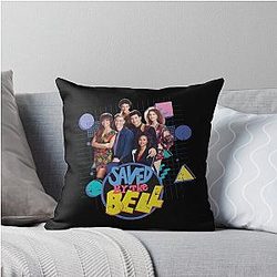Saved by the Bell Vintage Design Throw Pillow