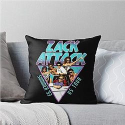 Saved by The Bell: Zack Attack US Tour 1993 Throw Pillow