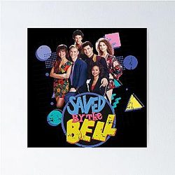 Saved by the Bell Vintage Design Poster
