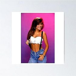 Sexy Girl Saved by Bell Kelly Poster