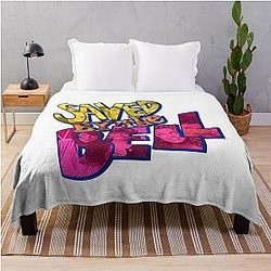 Saved By the Bell Logo Throw Blanket