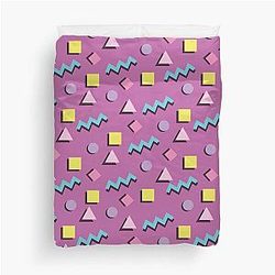 80's Print Saved By The Bell Retro Zack Morris Duvet Cover