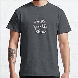 Smile. Sparkle. Shine  Classic T-Shirt RB0801