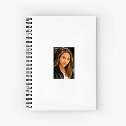 Silver Screen Goddess Scarlet Rose Stallone Notebook