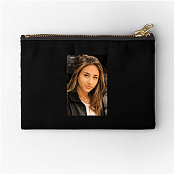 Silver Screen Goddess Scarlet Rose Stallone Zipper Pouches