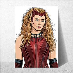 The Scarlet Witch Vision Eternal love The Scarlet Witch Posters