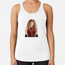 The Scarlet Witch Vision Eternal love The Scarlet Witch Tank Tops
