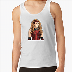The Scarlet Witch Vision Eternal love The Scarlet Witch Tank Tops
