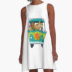  scooby doo scooby doo  A-Line Dress