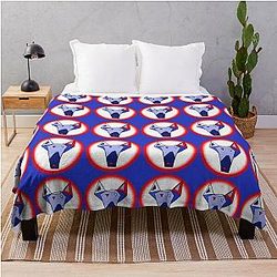 Blue Scooby Dooby Throw Blanket