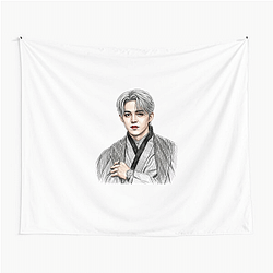 S.Coups Soft Hearted Warrior S. Coups Tapestries