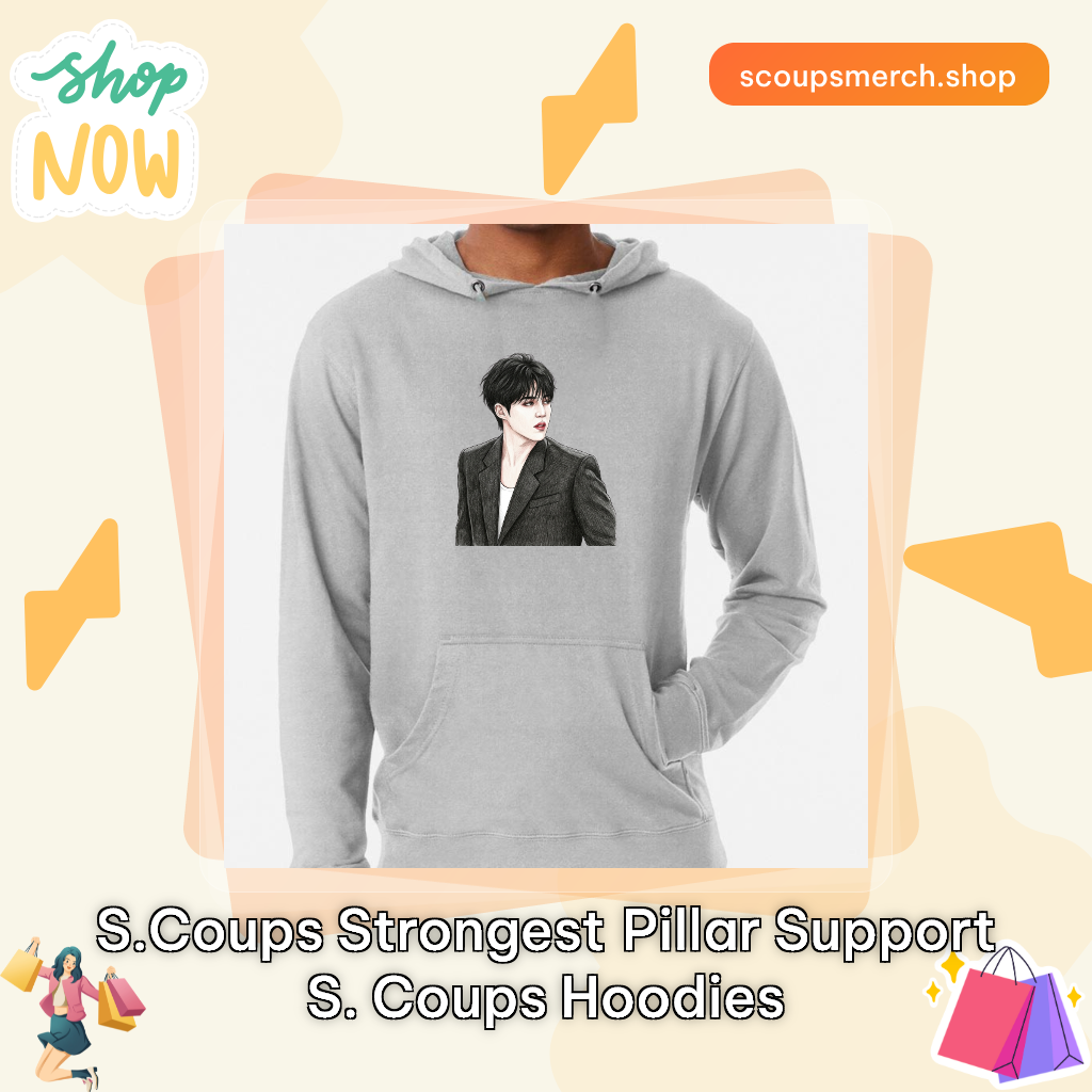 S.Coups Strongest Pillar Support S. Coups Hoodies