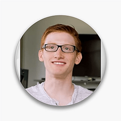 Scump Unique Headset Silhouette Motif Scump Pins