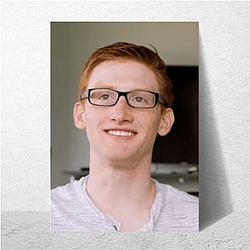 Scump Unique Headset Silhouette Motif Scump Posters