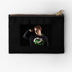 Scump Green Wall For Life Look Scump Zipper Pouches