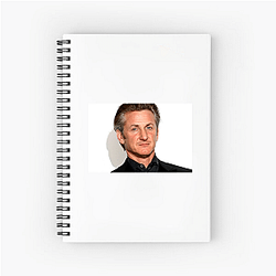 Hollywood Face Sean Penn Notebook