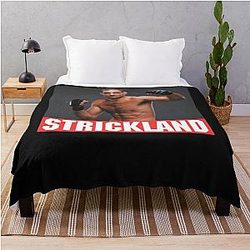 Sean Strickland UFC Essential T-Shirt Throw Blanket