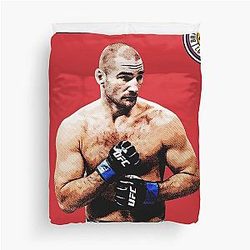 Sean Strickland UFC Trading Card Duvet Cover