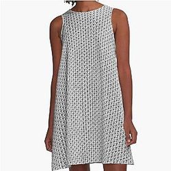 Sean Strickland A-Line Dress 
(or Black White A-Line Dress