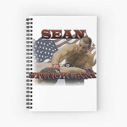 Sean Strickland Vintage T-Shirt Notebook