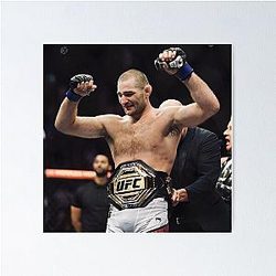 Sean Strickland vs. Israel Adesanya UFC 293 Middleweight Champion Poster