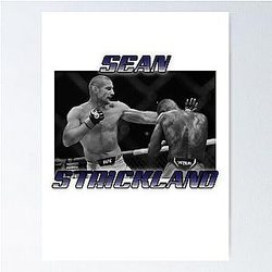 Sean Strickland UFC Champion Poster