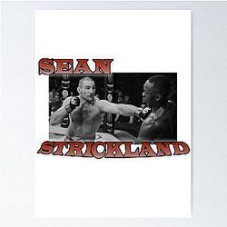 Sean Strickland UFC Champion Poster