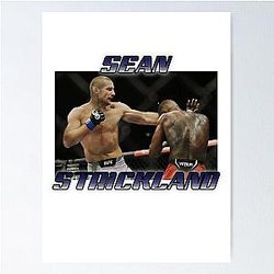Sean Strickland UFC Champion Poster