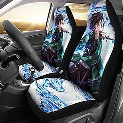 Tanjiro Kamado Anime Car Seat Covers Kimetsu No Yaiba Universal Fit 051012 SC2712