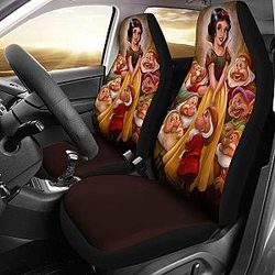 Snow White And The Seven Dwarfs Car Seat Covers Cartoon Universal Fit 051012 SC2712