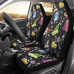 Princess Pretty Car Seat Covers Disney Cartoon Fan Gift Universal Fit 051012 SC2712