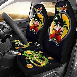Goku Angry Shenron Dragon Ball Anime Car Seat Covers 2 Universal Fit 051012 SC2712