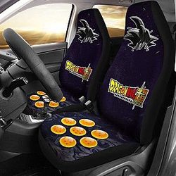 Goku Super Saiyan Dragon Ball Anime Car Seat Covers 2 Universal Fit 051012 SC2712