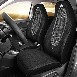 Odin - God Of Viking With Helm Of Awe Background Car Seat Covers Universal Fit 215521 SC2712