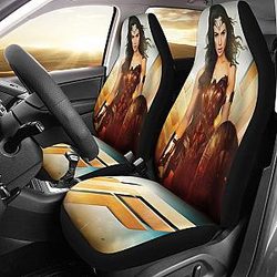 Wonder Woman Symbol 2020 Seat Covers Amazing Best Gift Ideas 2020 Universal Fit 090505 SC2712