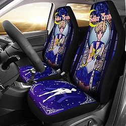 Sailor Uranus Characters Sailor Moon Main Car Seat Covers Vintage Style Anime Universal Fit 194801 SC2712