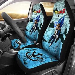 Vegeta Blue Dragon Ball Z Car Seat Covers Manga Mixed Anime Strong Universal Fit 194801 SC2712