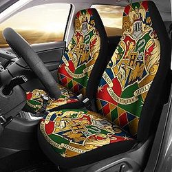 Hogwarts Hary Potter Pattern Car Seat Covers Universal Fit 194801 SC2712