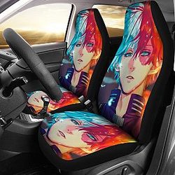 Shoto Todoroki Car Seat Covers Mha Anime Car Decor Universal Fit 194801 SC2712