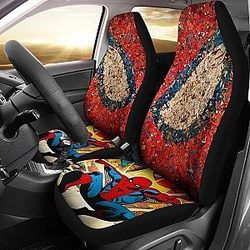 Spiderman Comic Eye Car Seat Covers Fan Gift Universal Fit 194801 SC2712