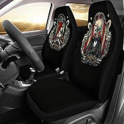 Jack &amp; Sally Vintage Nightmare Before Christmas Car Seat Covers Universal Fit 194801 SC2712