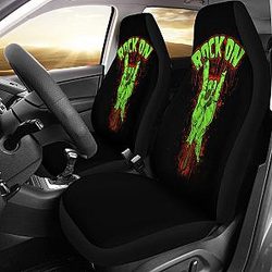 Rock And Roll Art Car Seat Covers Musical Genre H050320 Universal Fit 072323 SC2712