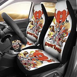 Looney Tunes Friends Car Seat Covers Cartoon Fan Gift H200212 Universal Fit 225311 SC2712